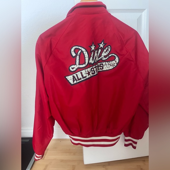 Red Varsity Windbreaker - Picture 3 of 5